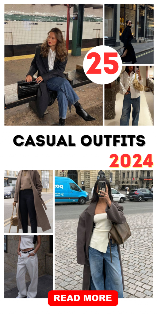 2024 Casual Outfit Trends: Chic Styles For Women's Everyday Elegance