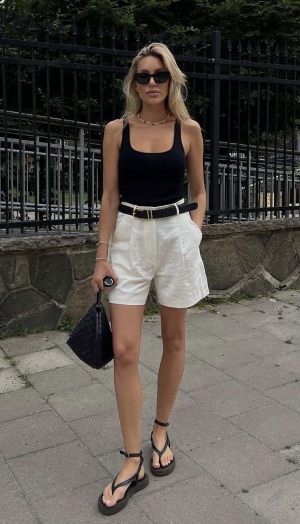 Spring 2024 Shorts Outfits for Women: Casual Chic & Denim Trends