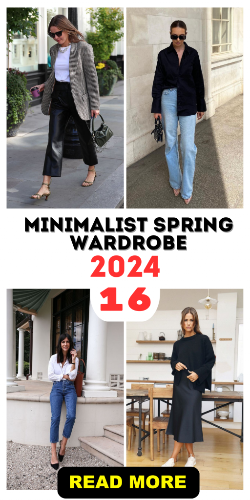 Minimalist Spring Wardrobe 2024: Capsule Essentials for Chic Simplicity