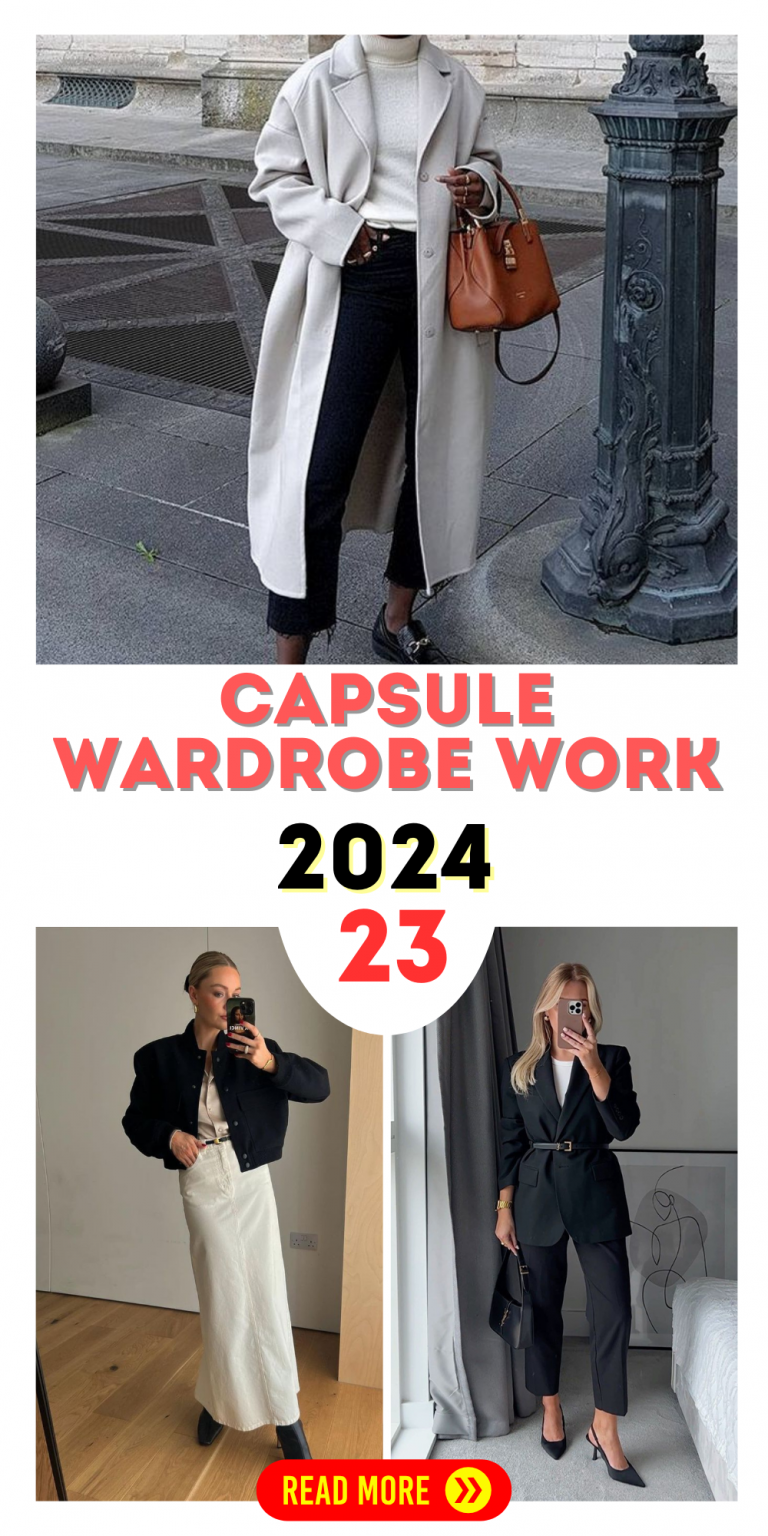 2024 Capsule Wardrobe Work Essentials for Chic Office Style