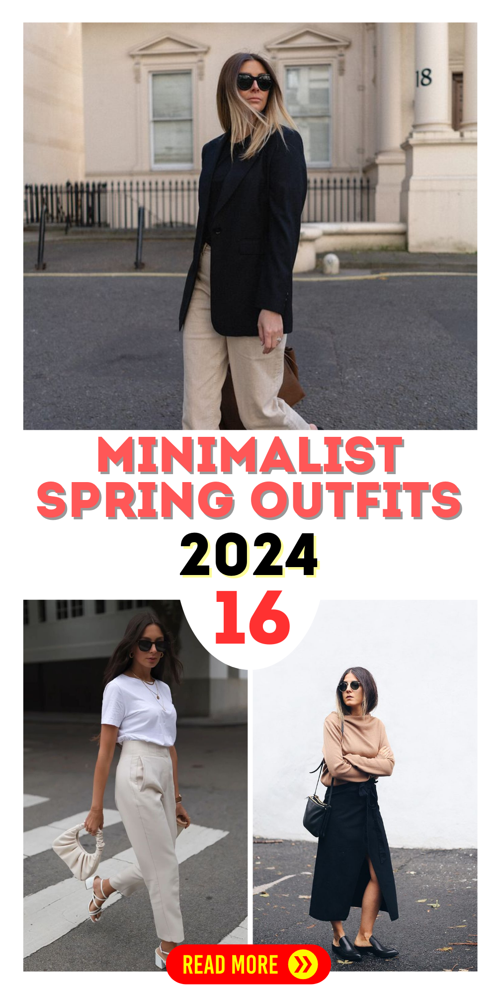 Spring 2024 Minimalist Outfits: Casual Elegance For Modern Women