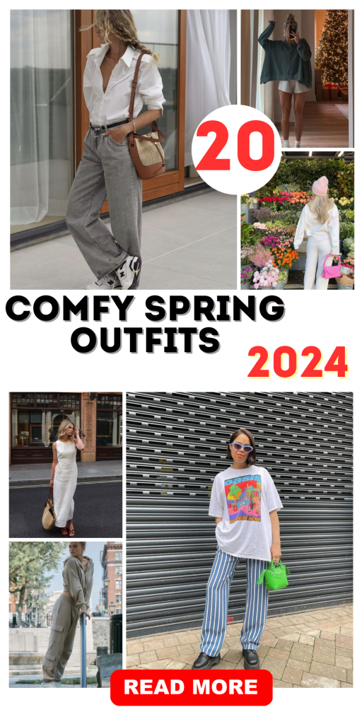 2024 Spring Comfort: Trendy Outfits for Casual Days & Lazy Lounging