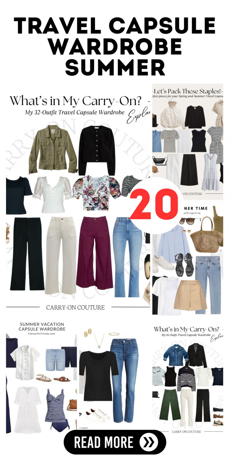 20 Summer Capsule Wardrobe Ideas: Beach to Europe Essentials