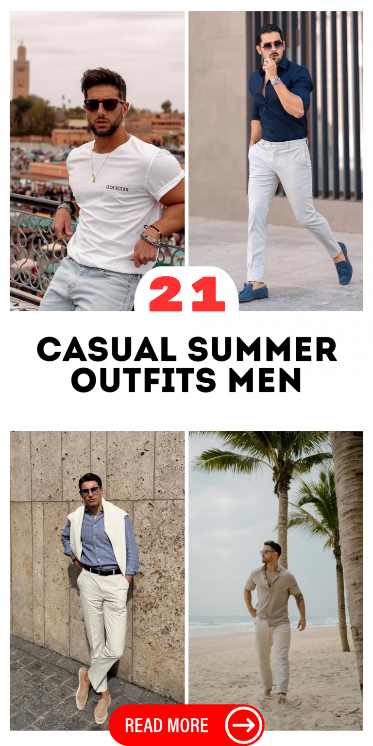 22 Casual Summer Outfits for Men: Beach, Jeans, Street Style & Classy Looks