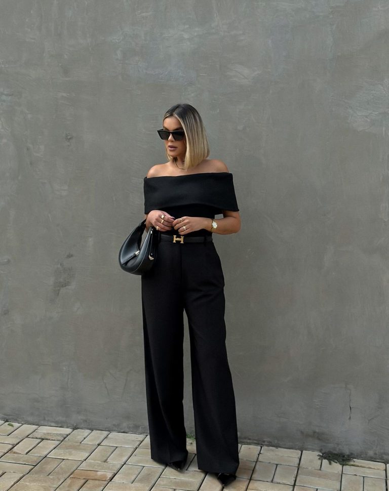 22 Chic Ideas For Black Work Pants Women Office Wear And Stylish Outfits 0059