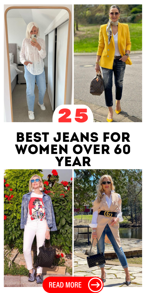 25 Best Jeans for Women Over 60: Stylish & Comfortable Options