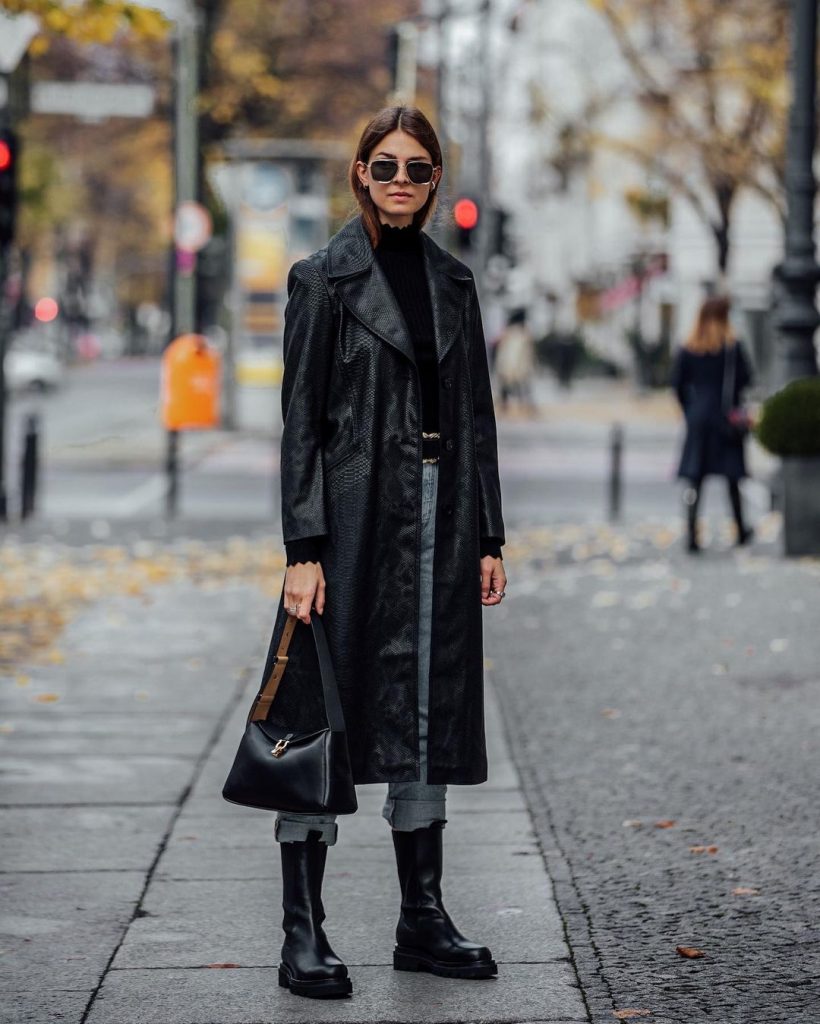 27 Stylish Leather Coats for Women: Trench, Vintage & Street Styles