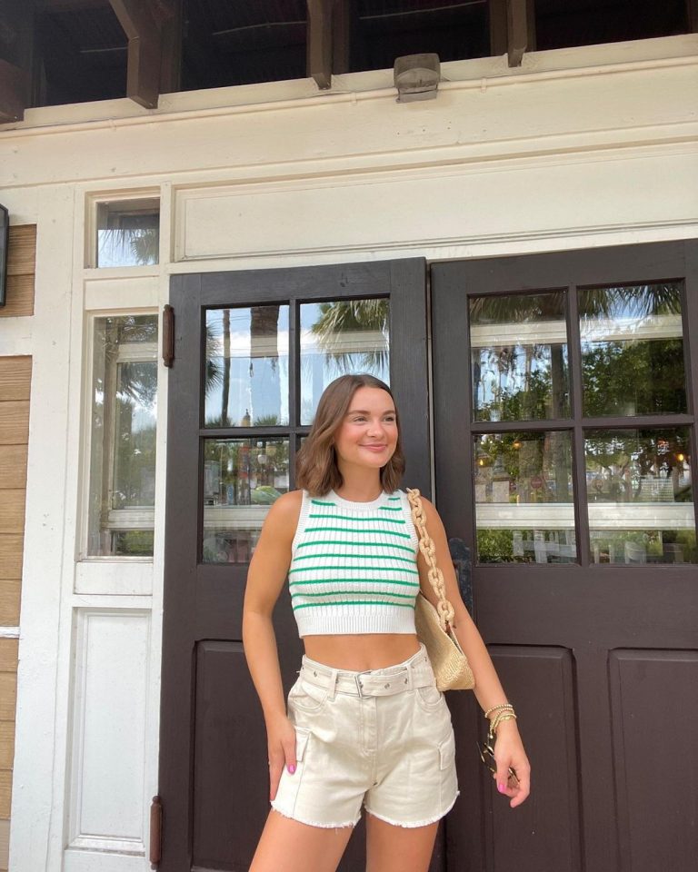 Womens Cargo Shorts Lightweight Casual High Waisted Cargo
