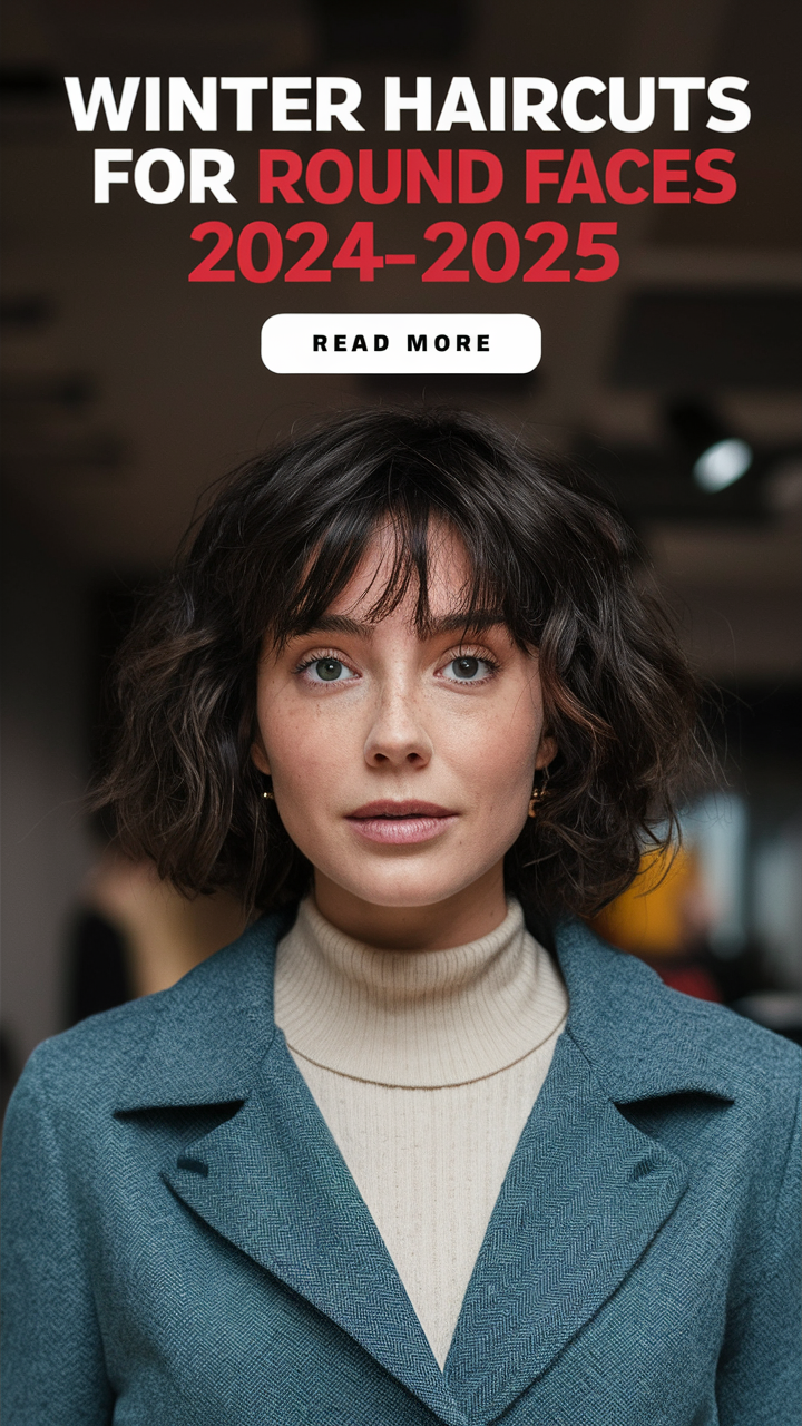27 Best Winter Haircuts for Round Faces 20242025 Bob, Short, Curly & More