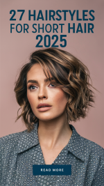  Top 27 Short Hair Styles 2025: Bangs, Curly, Wedding & Easy Looks