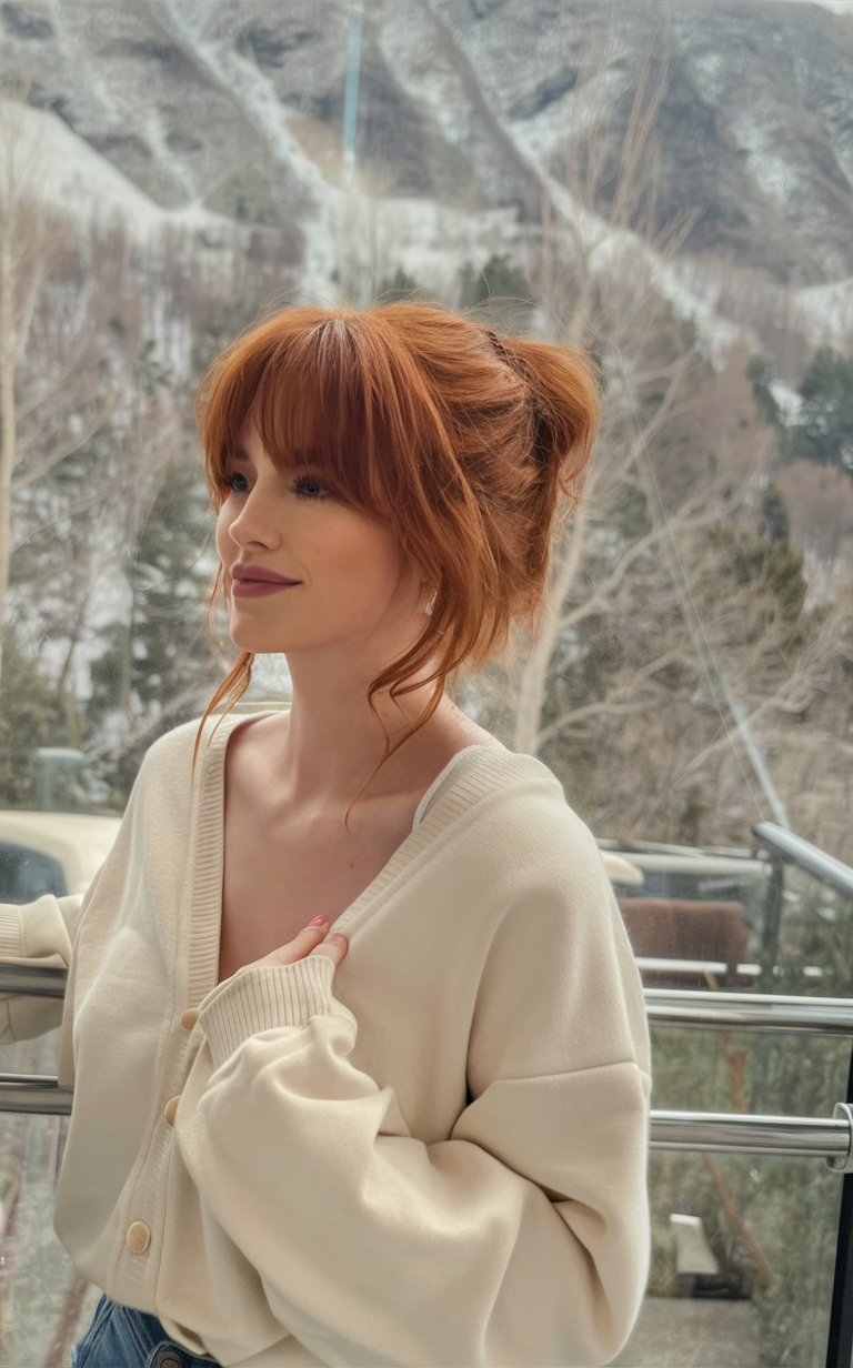 30 Trendy Hairstyles with Bangs 2025 Updos, Medium Cuts, and Wedding Styles