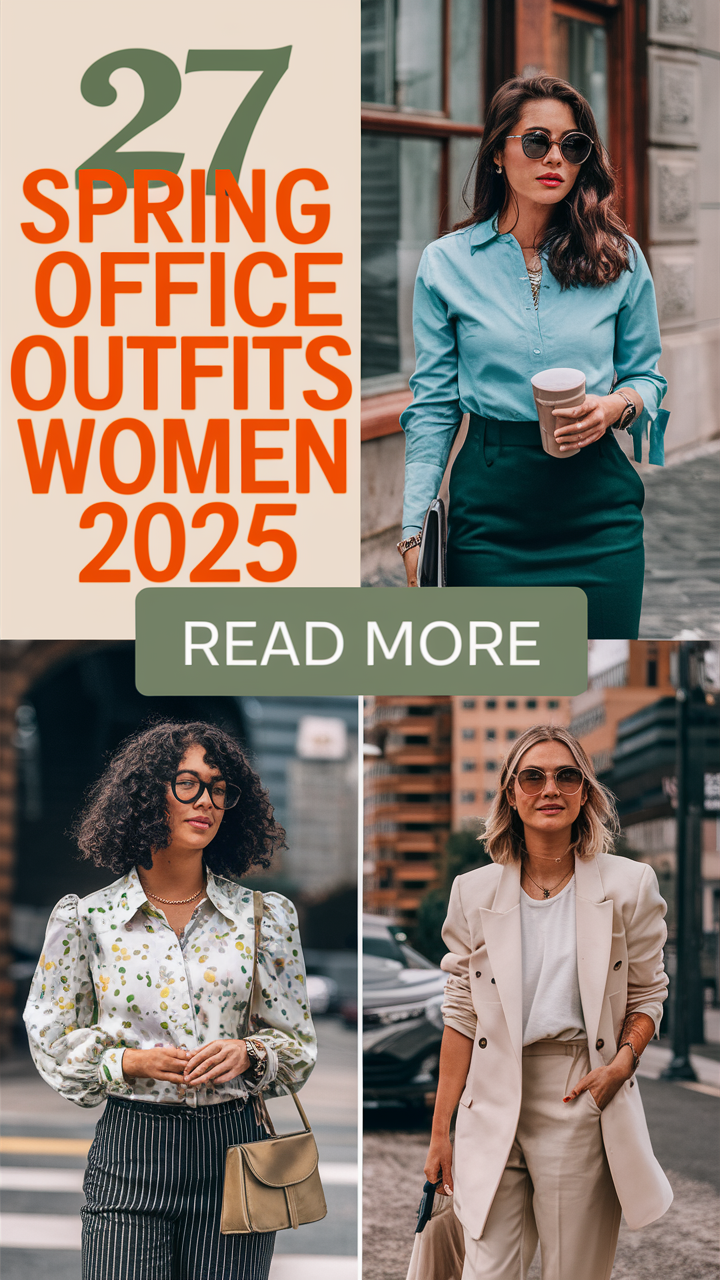 27 Spring Office Outfits for Women 2025 Casual, Classy, and Business