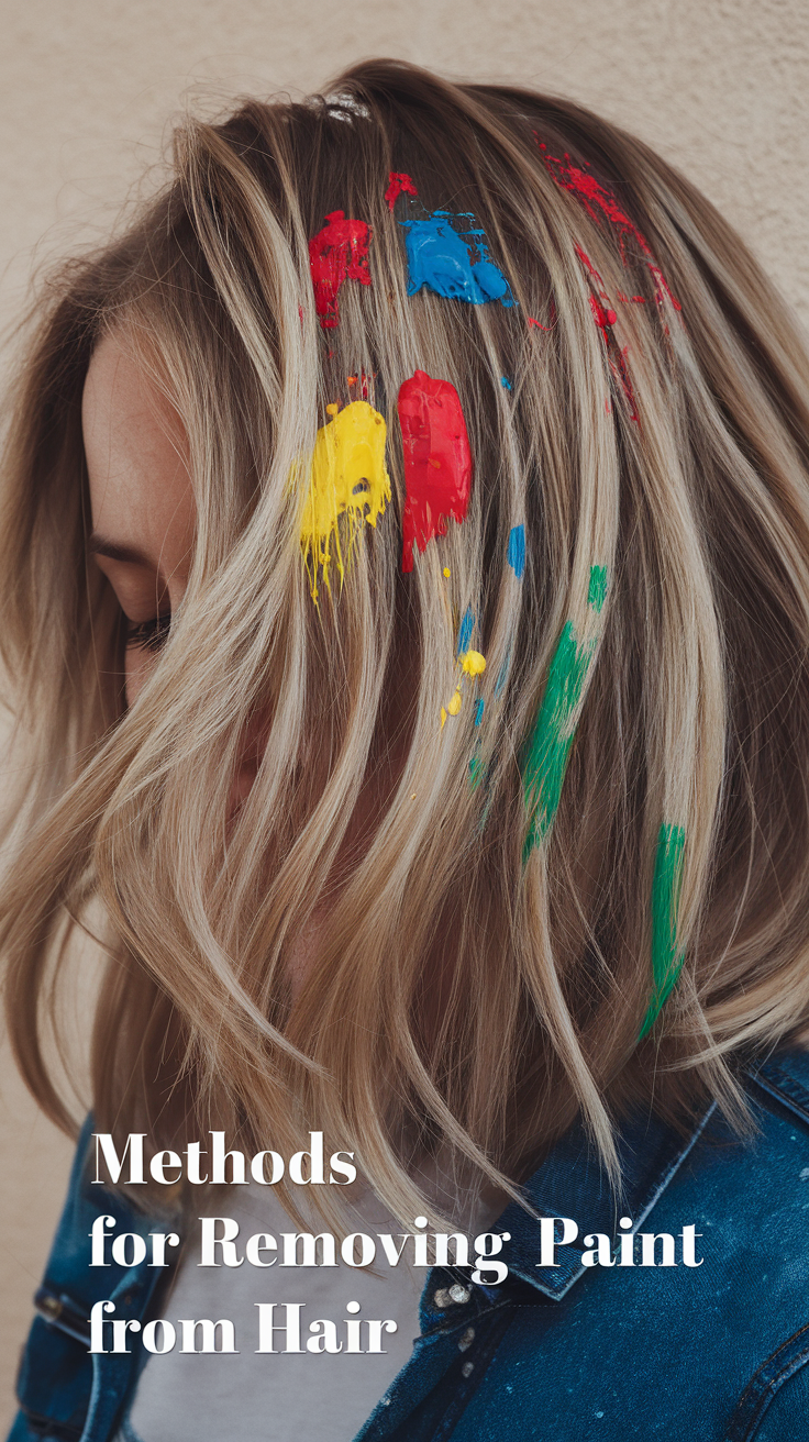 How To Get Paint Out Of Hair Expert Removal Methods How To Get Paint Out Of Hair 1