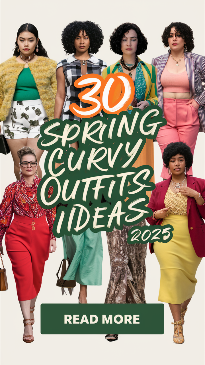 30 Spring Curvy Outfits Ideas 2025 Casual, Midsize, Plus Size, and